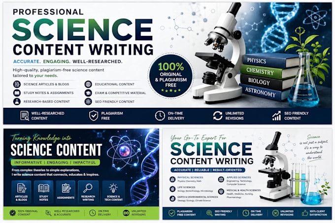 write biological and educational content
