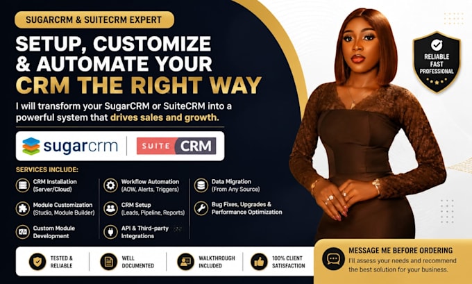install sugar crm expert customize sugarcrm api integration suitecrm