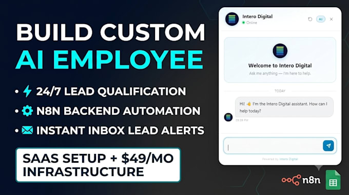 build a custom ai employee widget for your website