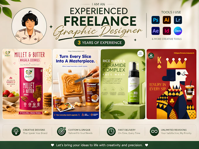 design a advertising poster for your needs