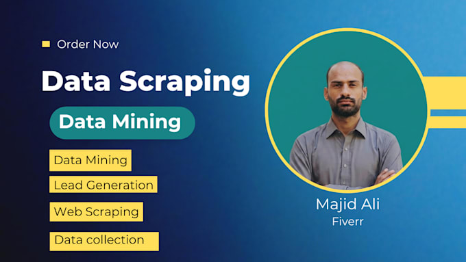 do data scraping, data collection and web scraping