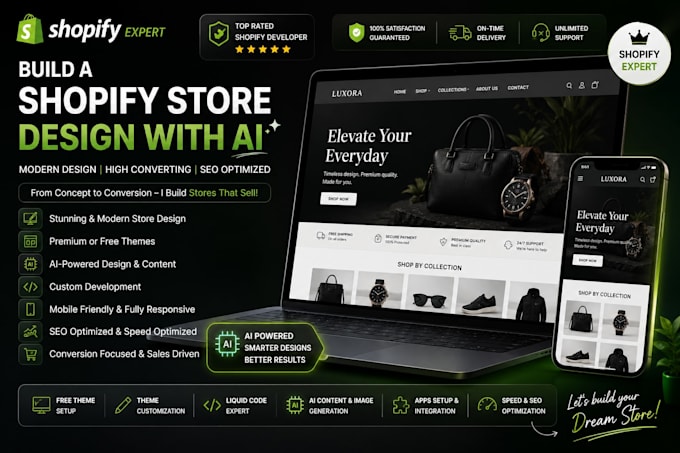 build a shopify store with ai