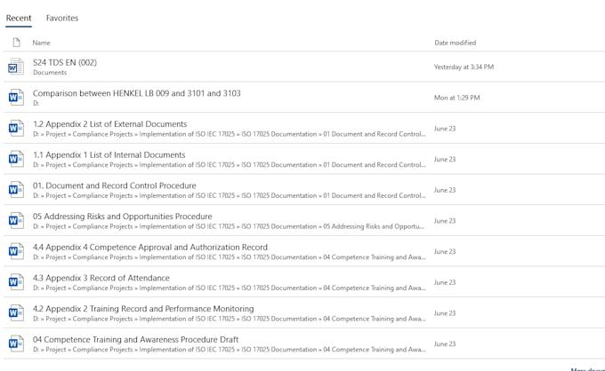 create professional iso documentation, sops, and quality manuals