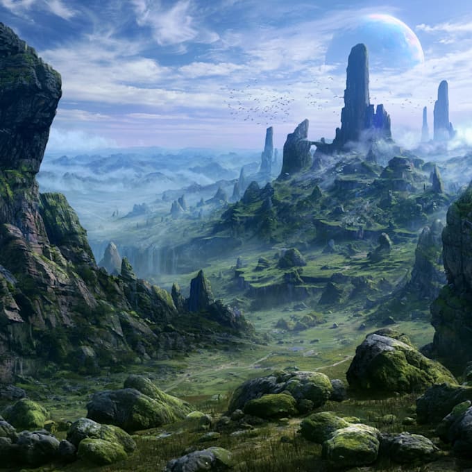 do amazing fantasy landscape