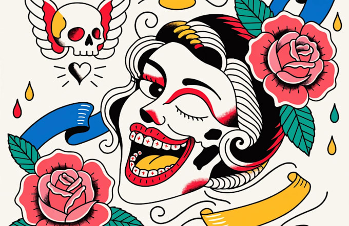 design professional creative tattoo design