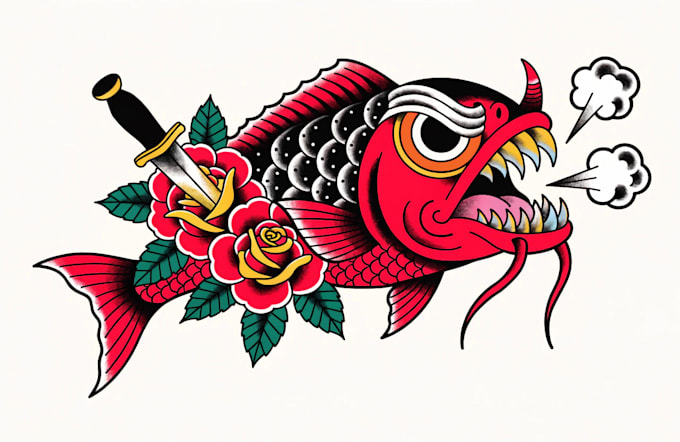 create a professional creative tattoo design