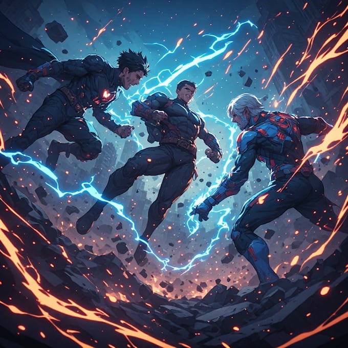 create custom comic book and graphic novel cover art