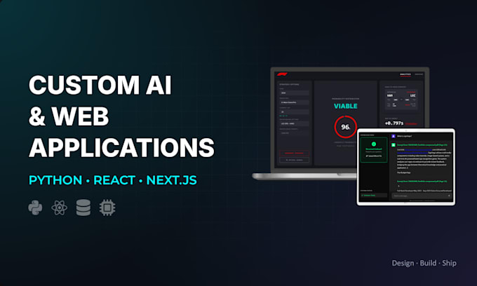 develop custom ai web applications using python, react, and mediapipe
