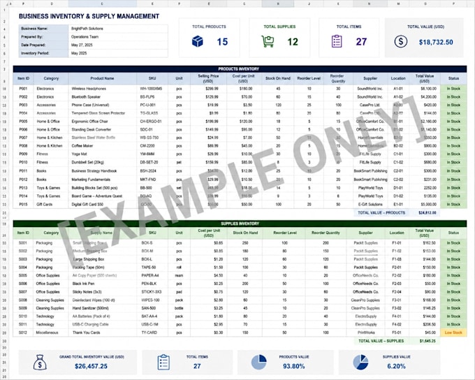 organize spreadsheets and calendars