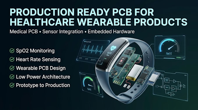 design production ready pcb for healthcare werable product