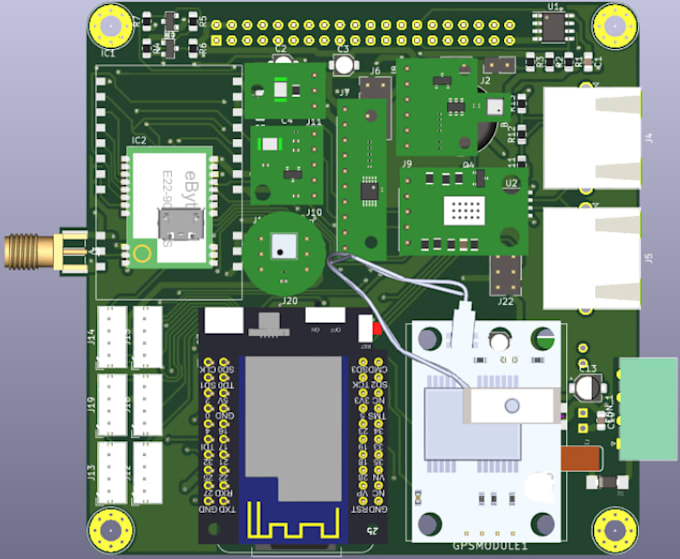 create high frequency rf pcb design for wifi, bluetooth and antenna circuits