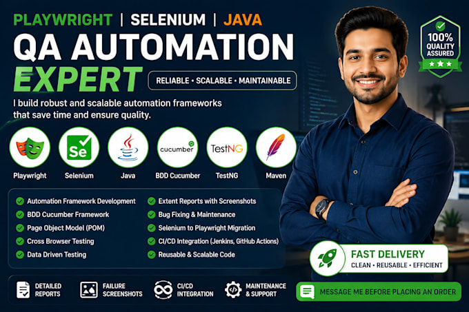 manual and automated QA testing for your website