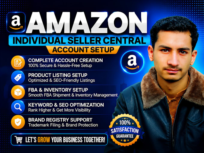 set up your amazon seller central account professionally