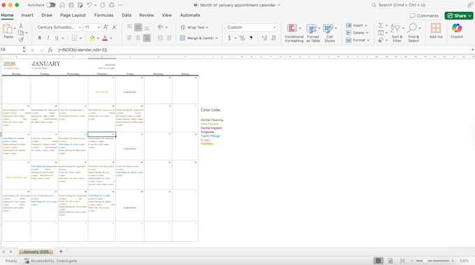manage your calendar and appointment scheduling