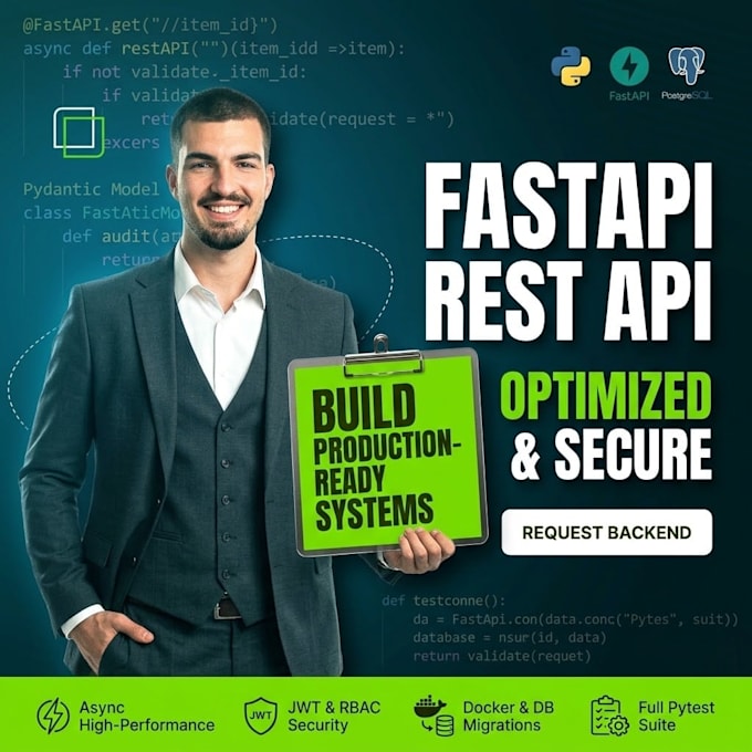 develop rest API with fastapi and postgresql