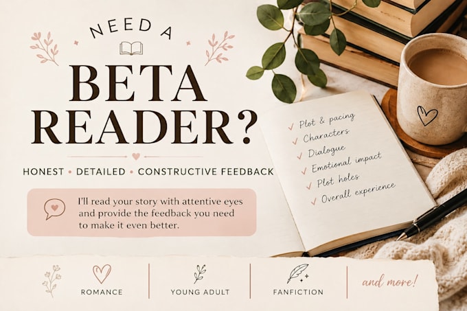 beta read your novel and provide detailed feedback