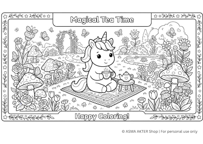 make custom kids activity sheets tracing coloring PDF