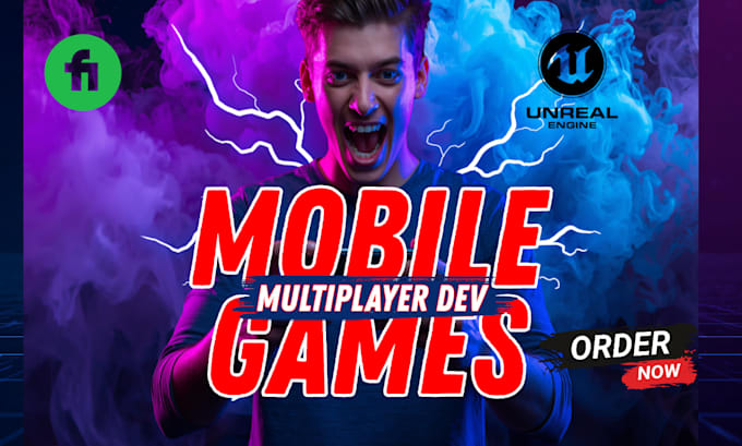 develop unity 2d 3d mobile multiplayer game with unreal engine development