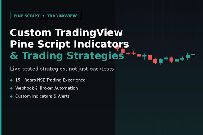 create custom tradingview pine script indicators and trading strategies