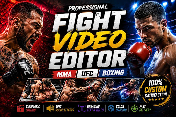 edit insane MMA ufc boxing highlights videos