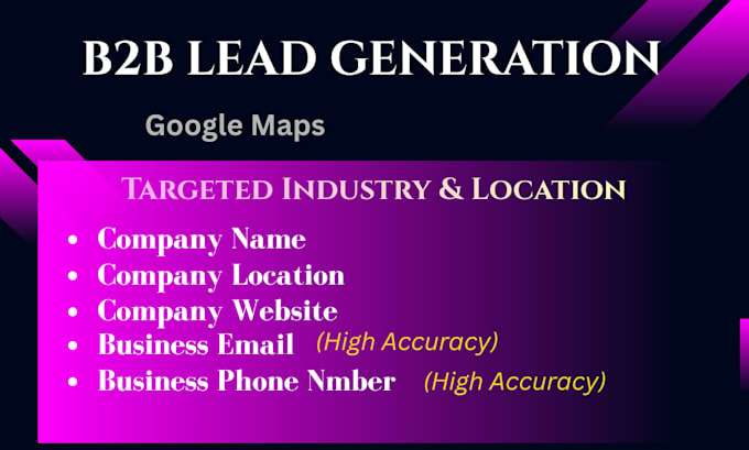 do b2b lead generation for data collection