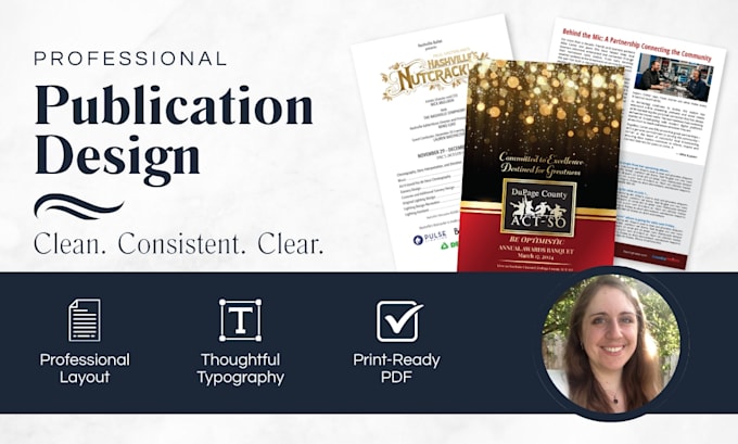 create a professional print layout for your publication