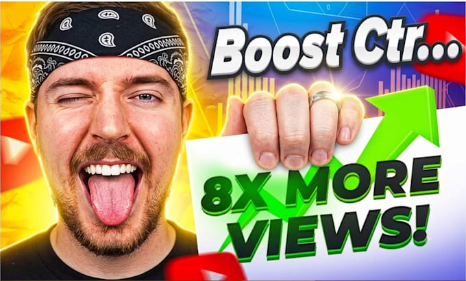 design high CTR youtube thumbnails that get more clicks