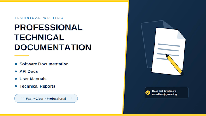 write professional technical documentation and reports