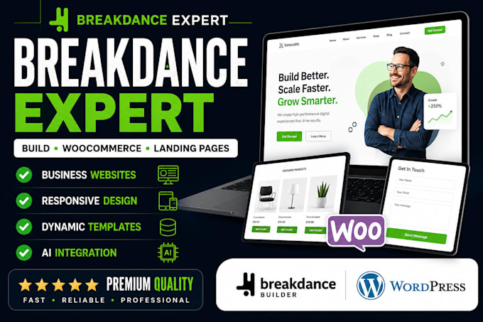 fix breakdance wordpress website issue redesign dynamic template migrate website