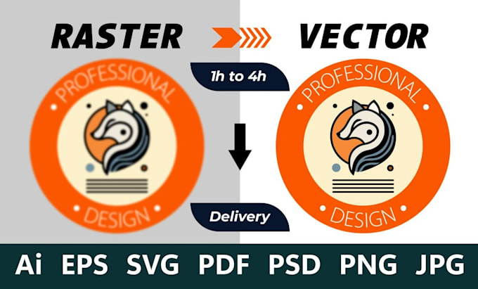 do vector tracing or convert to vector quickly