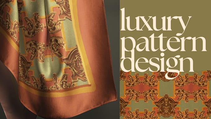 create luxury repeat patterns and surface designs