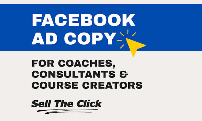 write facebook ad copy for lead generation or sales conversion