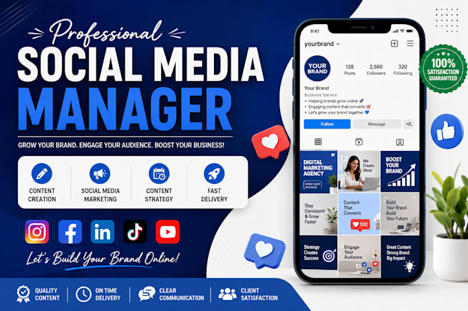 create social media content