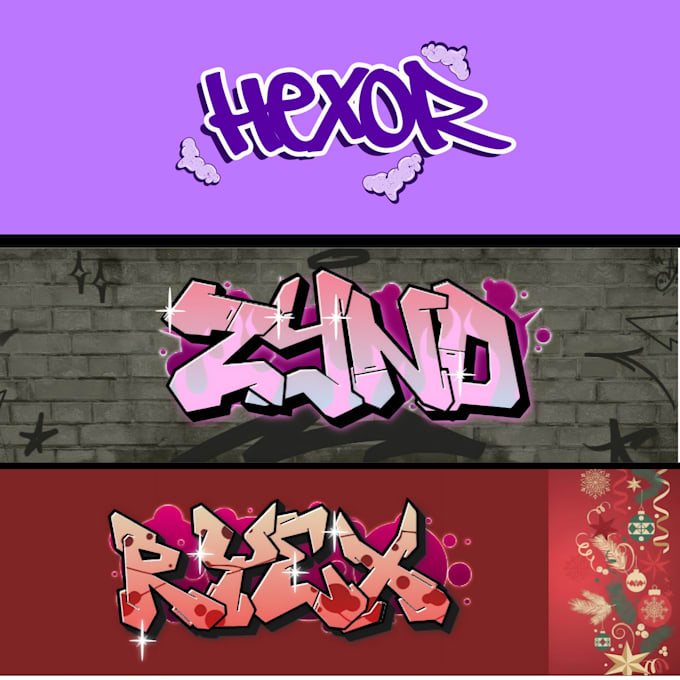 do a graffiti logo for u