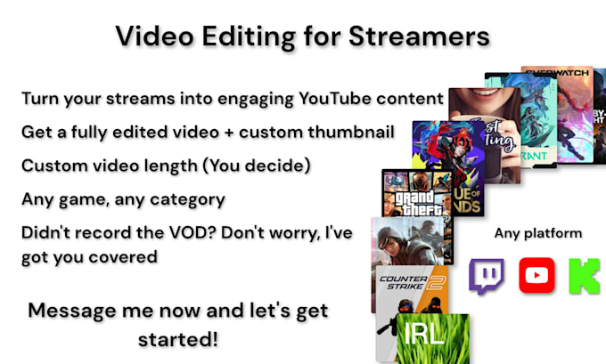 edit your live stream into a profesional youtube video