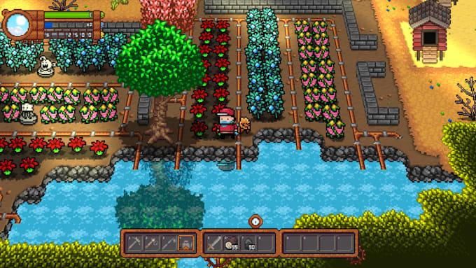 do pixel art, tileset top down, tile map, game assets for you