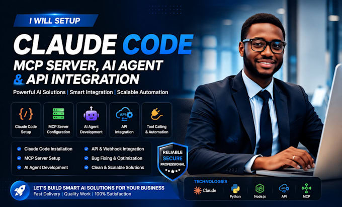setup claude code, mcp server, ai agent and api integration, claude code