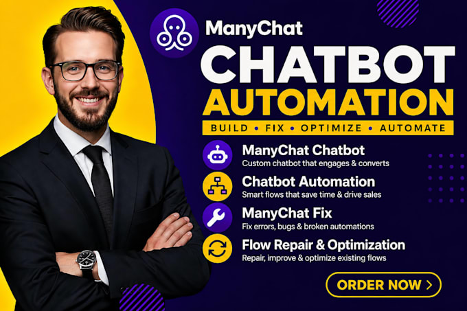 fix manychat chatbot, chatbot automation, manychat, flow repair, automation