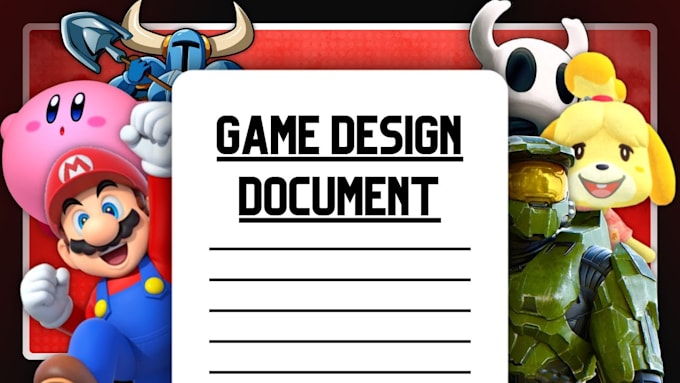 write your complete game design document, story, and mechanics