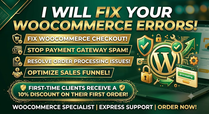 fix woocommerce checkout, payment gateway spam issue and order processing issues