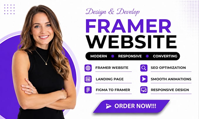 framer website develop framer website framer landing page framer website