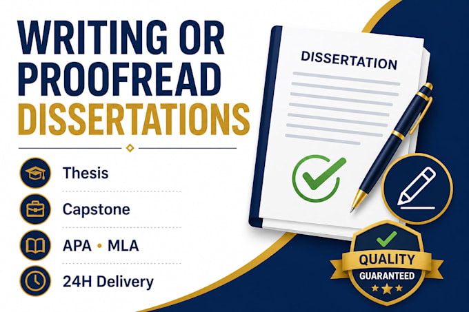 proofread dissertations, theses, capstones, and academic papers