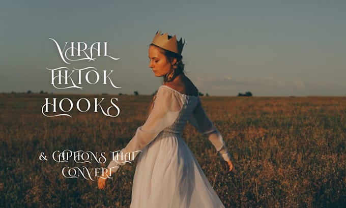 write engaging tiktok  captions and viral hooks