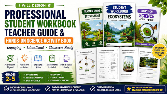 do professional student student workbook science  book graphic design worksheet