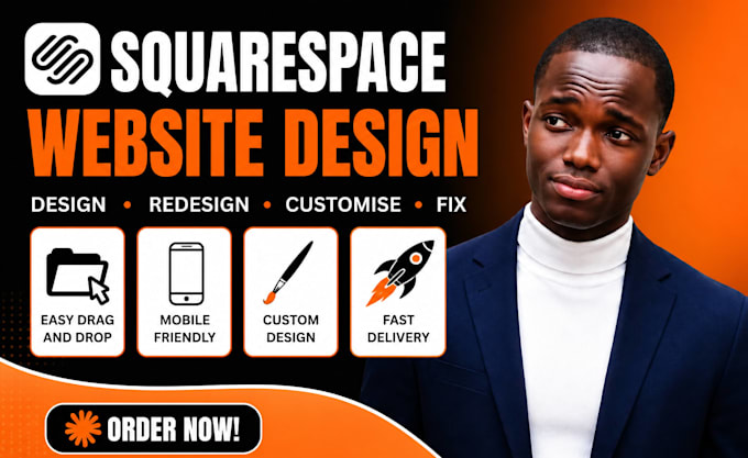 build squarespace website, redesign and website development