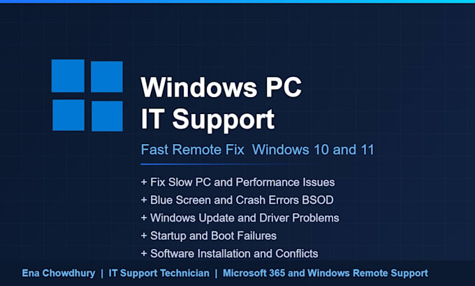 troubleshoot and fix windows 10 and 11 PC errors slow performance and crashes