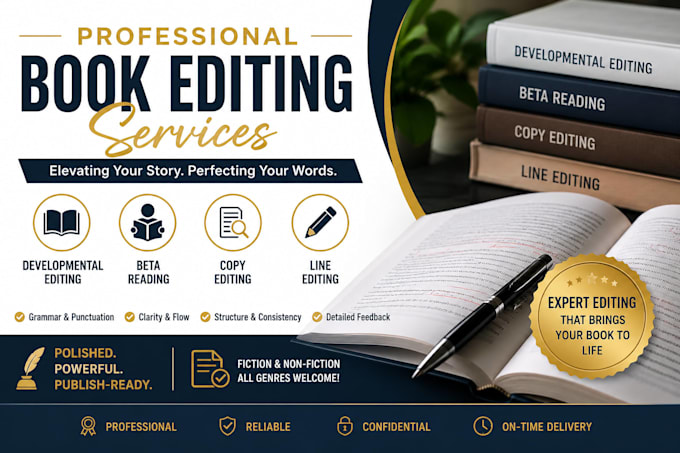 do book editing, developmental editing, beta reading for debut indie author