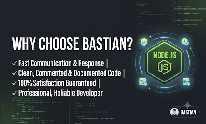 develop custom node js scripts and web automations
