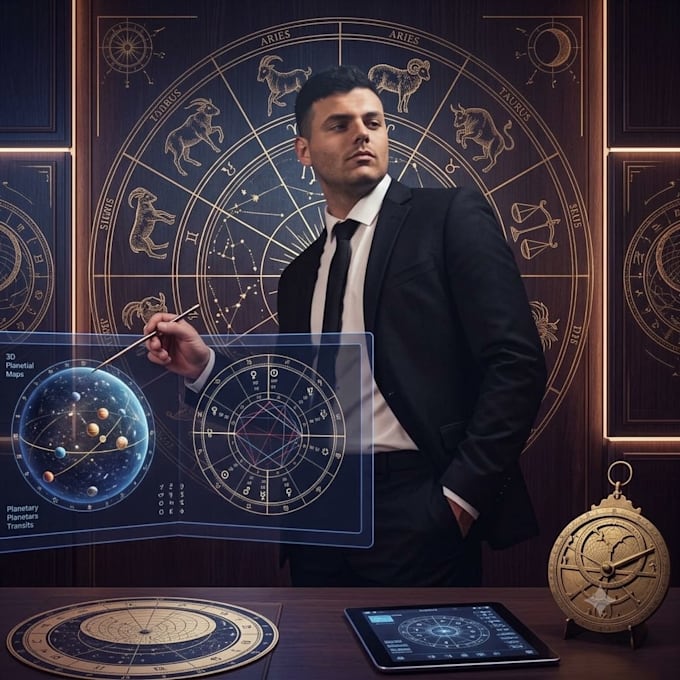 reading the astrological chart