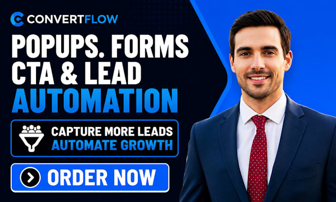 set up convertflow popups forms cta and lead generation automation